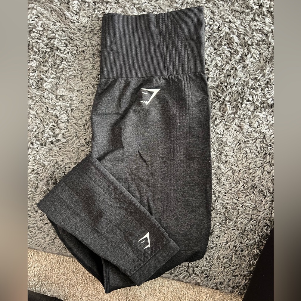 Gymshark vital seamless leggings Black Marl